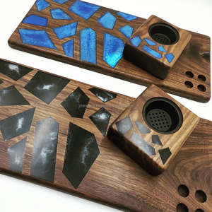 ไม้ธรรมชาติอีพ็อกซี่ทำจากเรซินสุดหรูสำหรับกลิ่นหอมกลิ่นหอมของน้ำมันและถ่านของขวัญเดือนรอมฎอนและของตกแต่งบ้านมัสยิดในเทศกาล - Product Image 3