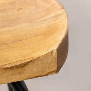 Taburete alto Vandana Amber Detail de 75 cm en madera Darcko - Product Image 5
