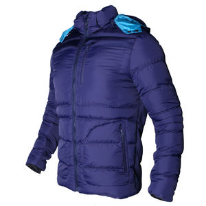 New Custom Wholesale Nylon <b>Men's</b> Fashion Outdoor Sports Comfortable Hooded Winter <b>Jacket</b> Waterproof Windproof Breathable - Product Image 1