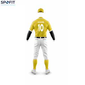 Nuevos Conjuntos de Uniformes de Béisbol Personalizados Duraderos 100% Poliéster al por Mayor, Uniformes de Primera Calidad con Colores, Logotipos y Nombres de Jugadores Personalizados - Product Image 3