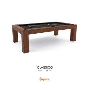 Table de billard de luxe moderne Classico, très vendue, avec tapis haute vitesse, design élégant, pour entraînement en intérieur, usage domestique, hôtelier, club et divertissement - Product Image 1