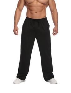 Pantalon de survêtement décontracté pour homme 2026, personnalisable avec logo, uni, avec poches, bas ouvert, pour athlétisme, yoga et course à pied - Product Image 1
