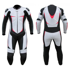 Vêtements de course automobile en cuir imperméables et coupe-vent de haute qualité pour hommes adultes personnalisables - Product Image 2