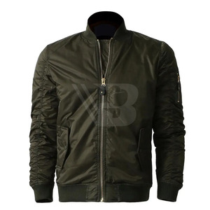 High Quality Men's <b>Winter</b> Bomber <b>Jacket</b> Canvas Stand Breathable Front Logo Letter Eco-Friendly Low Price Plus Size Men's <b>Jackets</b> - Product Image 4