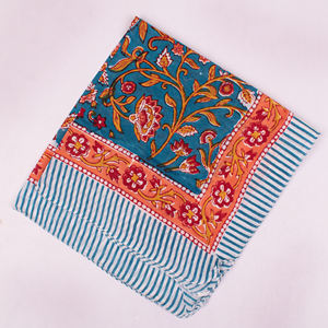 Accessoires pour adultes, bandana en coton fait main, imprimé multicolore, style luxueux, bohème, confortable, pour le cou et les mains, idéal pour offrir en cadeau aux femmes - Product Image 6