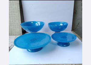 Bol de couleur ambre de meilleure qualité de forme ovale, bol de pâte en résine texture en bois Bol de pâte en résine habilement conçu par artison - Product Image 4