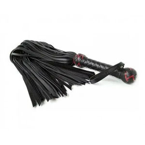 Látigo de cuero de gamuza con mango, tipo paleta, con púas, variedad de látigos de cuero - Product Image 2