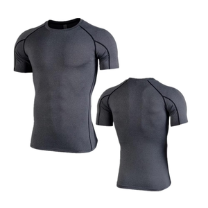 Camiseta Deportiva de Manga Corta para Hombre, Transpirable, de Secado Rápido, con Estampado 3D, Compresión y Sublimación, Fabricada en Fábrica Profesional - Product Image 4