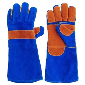 Guantes de Soldadura de Cuero Vacuno de Primera Calidad, Certificación CE, 11 oz, Antivibración, Duraderos, para Trabajo Pesado - Product Image 6