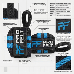 Equipo de Fitness, Muñequeras Deportivas de Nailon Transpirables y Cómodas con Soporte Reforzado, Diseño de Logotipo Personalizado OEM ODM, Unisex - Product Image 2