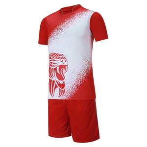 Ensemble Maillot et Short de Football Unisexe Personnalisable Grande Taille 200 g/m² Respirant Séchage Rapide 100% Polyester Été Premium Vente en Gros - Product Image 4