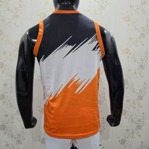 ชุดกางเกงบาสเก็ตบอลฤดูร้อนแบบระบายอากาศ พิมพ์ลายวนน้ำสีน้ำเงิน ขายส่ง น้ำหนักเบา ซึมซับเหงื่อได้ดี - Product Image 2