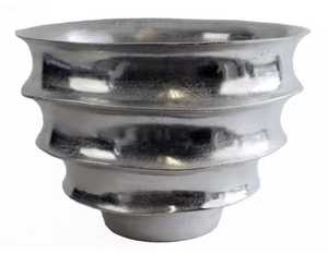 Jarrones modernos hechos a mano para decoración con plantas artificiales, accesorios para el hogar, maceta y jarrón plateados, venta al por mayor. - Product Image 1