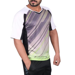 เสื้อยืดซับลิเมชั่นน้ำหนักเบา แห้งเร็ว สำหรับใส่ลำลอง ดีไซน์แฟชั่นใหม่ เสื้อยืดซับลิเมชั่นผู้ชาย - Product Image 6