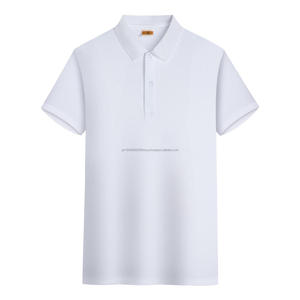 Prix d'usine 200 grammes de tissu modal uni - Chemise polo en modal de couleur unie, coupe ajustée, chemise polo de golf pour homme - Product Image 1