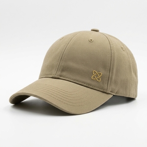 Casquette de baseball minimaliste personnalisée en sergé de coton avec broderie tonale, visière incurvée vintage, souple et non structurée, à six panneaux - Product Image 4