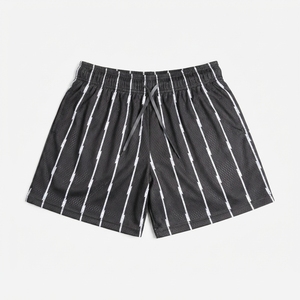 Shorts en toile personnalisés avec logo imprimé, respirants, séchage rapide, pour hommes, style streetwear, basketball, entraînement, vente en gros, couleur personnalisée - Product Image 3