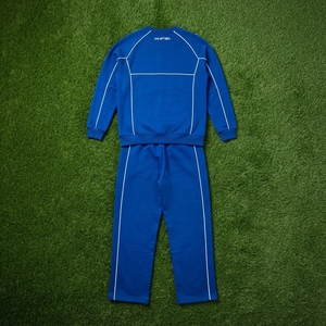 Conjunto de Sudadera y Pantalones Deportivos para Hombre, Color Azul Rey con Ribete en Contraste, Estilo Casual y Urbano - Product Image 6