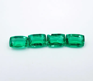 Esmeralda Colombiana Cultivada en Laboratorio, 2.25 Quilates, Corte Cojín, Marca HAYAAT GEMS para Joyería, 6x4mm - Product Image 6