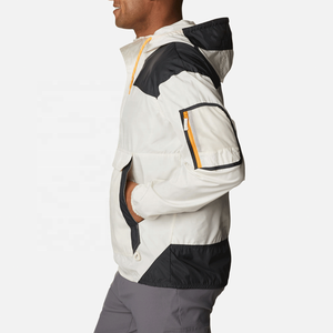 Men's Pullover Anorak Windbreaker <b>Jacket</b> <b>Waterproof</b> Lightweight Outdoor Hiking Hooded Windproof Sportswear Half-Zip Casual Coat - Product Image 4