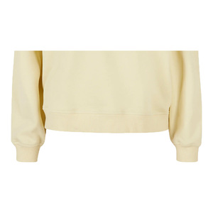 Sweat-shirt en molleton tricoté pour femme, écologique, hiver, broderie 3D, manches longues, respirant, coupe-vent, 340g polyester/coton - Product Image 3