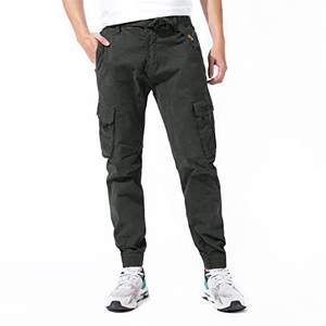 กางเกงคาร์โก้ สกรีนโลโก้ได้  ใส่ทำงาน ใส่เล่นกีฬา ขายส่ง ทรงหลวม มีเชือกผูกเอว กางเกงจ็อกเกอร์ กางเกงวอร์ม กันน้ำ - Product Image 3