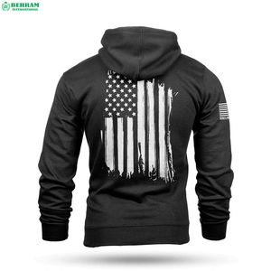Sudaderas con capucha de felpa francesa de alta calidad, gruesas y básicas, 100% algodón, transpirables, de secado rápido, personalizadas. - Product Image 4