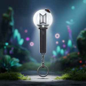 พวงกุญแจแท่งไฟอย่างเป็นทางการของ BTS อุปกรณ์เสริมเสียงและวิดีโอแบบพกพา SE-bts - Product Image 3