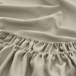 Drap de lit uni en fibre de bambou 300TC, doux, durable et rafraîchissant, pour la maison, la chambre, l'hôtel, les centres de villégiature et les locations, en vente - Product Image 6