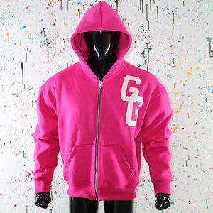 Sweat-shirt à capuche zippé pour homme, col montant, 100% coton, hiver, style vintage, respirant et séchage rapide - Product Image 1