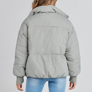 Premium Women's Puffer Jacket <b>Quilted</b> <b>Winter</b> Coat with High Collar for Warmth and Comfort During Cold Weather - Product Image 2