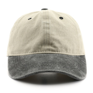 Casquette de baseball en toile de nylon lavée à 6 panneaux avec boucle métallique, unisexe, couleur unie, décontractée, pour adulte, respirante et imperméable, toutes saisons - Product Image 2