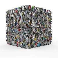Chatarra de Aluminio UBC 98% Limpia, Latas de Aluminio Prensadas que Ofrecen Excelente Rendimiento en Hornos y Reducción de Pérdidas en el Procesamiento