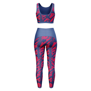 Ensemble de vêtements de fitness pour femmes grandes tailles, sublimation personnalisée, shorts de yoga, vêtements de sport pour la salle de sport, haute qualité - Product Image 3