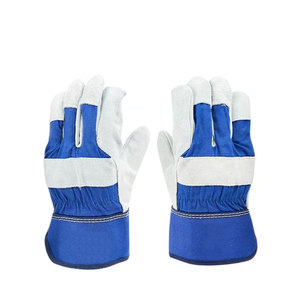 Guantes de trabajo de material suave, protección completa para los dedos, tela transpirable, guantes de trabajo para hombre en color sólido. - Product Image 2