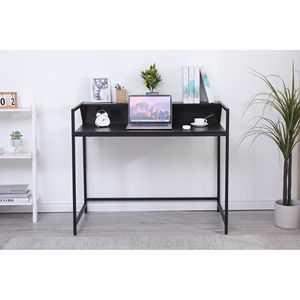 Modern <b>Black</b> <b>Console</b> Table Narrow Entryway and Living Room Foyer Small Couch and Sofa Table Enhances Any Space - Product Image 5