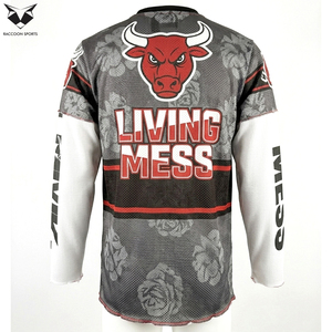 Bon Fournisseur avec Logo Personnalisé Nouvelle Arrivée Conception Unique Service OEM ODM T-shirts à Manches Longues Double Couche - Product Image 4