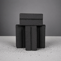 Charbon de coco 100% naturel en briquettes pour chicha et narguilé, qualité supérieure, forme Nuvo et faible teneur en cendres