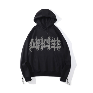 Sweat à capuche pour homme avec strass, haute qualité, respirant, en coton mélangé, idéal pour l'hiver, service OEM disponible – Meilleur prix - Product Image 1