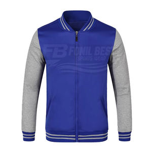 Veste universitaire pour homme de haute qualité, prix de gros abordable, en polaire, pour l'hiver, style baseball, grandes tailles, personnalisable, séchage rapide, écologique - Product Image 3