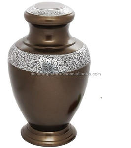 Urnes de crémation de couleur verte de conception unique Urnes de cendres humaines Urnes pour adultes Maison funéraire utilisée en vente - Product Image 5