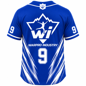 เสื้อเบสบอล WARPRO INDUSTRY แขนสั้น ติดกระดุมด้านหน้า ระบายเหงื่อได้ดี ผลิตจากผ้าสแปนเด็กซ์/ไนลอน สกรีนลายตามสั่ง ขนาดผู้ใหญ่ - Product Image 3
