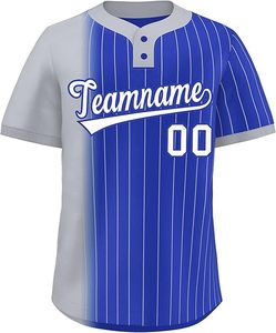 Camiseta de Béisbol de Verano con Estampado Tribal Polinesio de Fiyi y Tonga, Personalizada al por Mayor, Talla Grande, Unisex, Uniforme para Hombre, 1 MOQ - Product Image 1