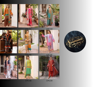 Ssumaira Presenta Charizma C, Conjunto de 3 Piezas Salwar Kameez, Vestido Formal Indio Pakistaní para Mujer, Sin Arrugas, de Secado Rápido, para Fiestas - Product Image 6