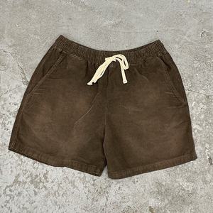 Shorts Jogger Homme Personnalisés en Molleton Français Délavé Effet Usé avec Cordon de Serrage et Motif Uni Style Décontracté - Product Image 6