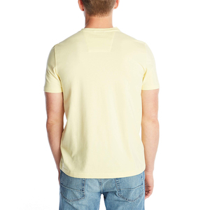 T-shirts pour hommes en coton blanc à logo frontal, coupe classique, col en V, manches courtes, respirants, séchage rapide, de haute qualité, personnalisés - Product Image 6