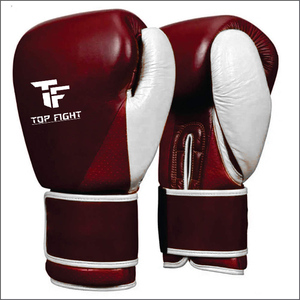 Guantes de Boxeo de Diseño para Sacos de Boxeo Pesados, Kickboxing, Sparring, Combate, Guantes de Boxeo Profesionales en Cuero Vacuno con Correa Ancha - Product Image 4