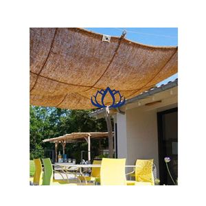 Toldo de Cuero Ecológico BLUE LOTUS de Kristen Nguyen, MUY VENDIDO |   Toldo Rectangular de Diseño Moderno para Patio o Jardín - Product Image 1