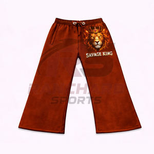 Conjunto de Sudadera con Capucha Estilo Urbano para Hombre, Conjunto de Sudadera y Pantalones Deportivos de Corte Holgado para Mujer, Sudadera Oversize con Logotipo Personalizado - Product Image 3