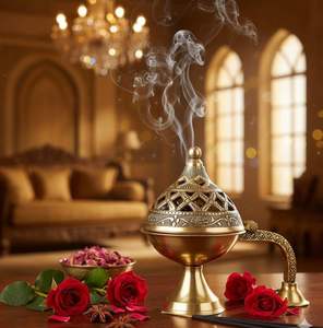 Boîte à bibelots de style œuf de Fabergé, boîte à bijoux émaillée, boîte en métal décorative unique, ornements classiques, cadeau pour la décoration de la maison - Product Image 3